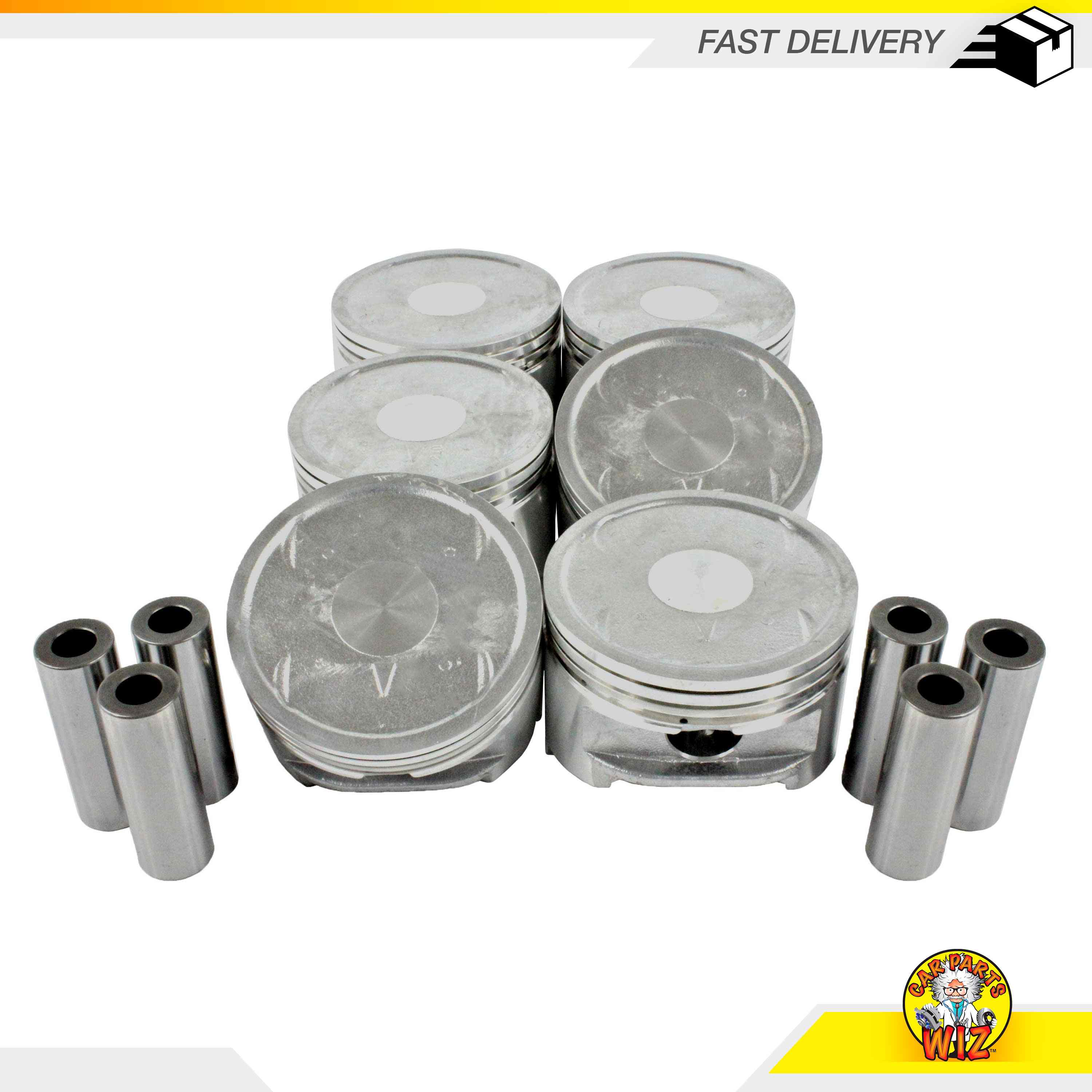 Piston Set STD Size FITS 9905 Mitsubishi Galant 3.0L V6 SOHC eBay